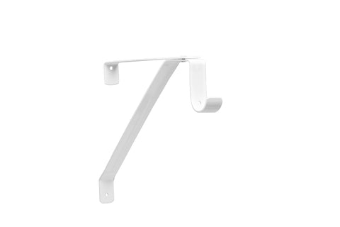 0042 Fixed Shelf and Rod Bracket with 2-1/2" Hook