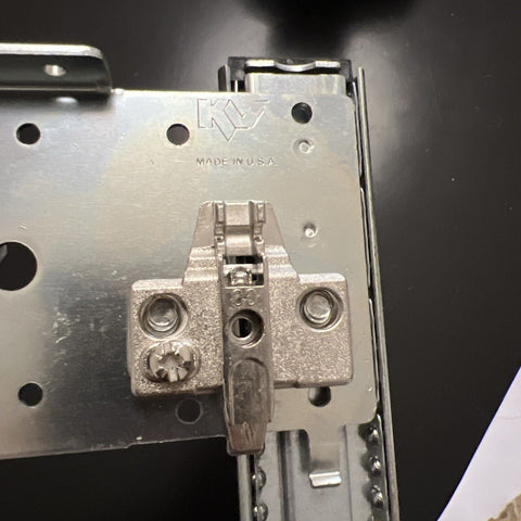 8082 3/4-Extension Pivot Door Slide with Attached Hinge Base