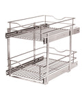 DBLMUB Pull-Out Storage with Double Height-Adjustable Wire Baskets