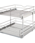 DBLMUB Pull-Out Storage with Double Height-Adjustable Wire Baskets