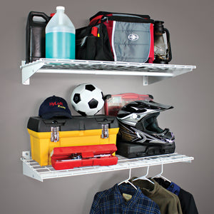 36"x18" HyLoft Wall Storage Unit (2-Shelf)