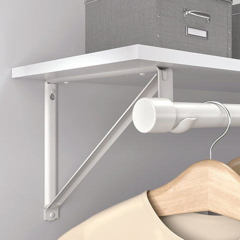 0047 Heavy-Duty Shelf and Rod Bracket Hardware Pack