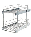 DBLMUB Pull-Out Storage with Double Height-Adjustable Wire Baskets